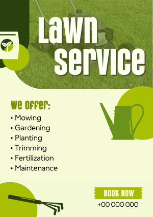 Lawn Care Professional Poster Image Preview