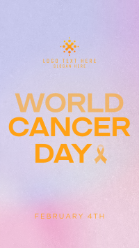 Minimalist World Cancer Day Instagram Reel Design