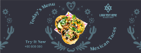 Mexican Taco Facebook cover Image Preview