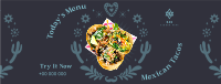 Mexican Taco Facebook cover Image Preview