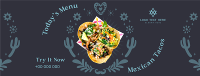 Mexican Taco Facebook cover Image Preview