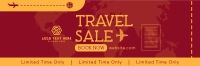 Travel Agency Sale Twitter Header Image Preview