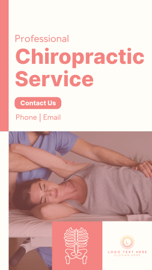 Modern Chiropractic Treatment Instagram story Image Preview