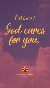 God Cares Instagram Story Design