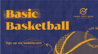 Retro Basketball Animation Image Preview