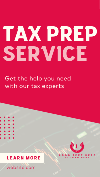 Get Help with Our Tax Experts Instagram Story Design