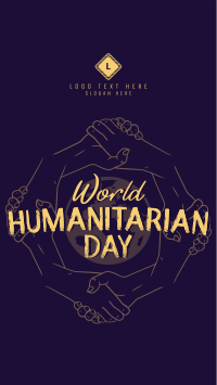World Humanitarian Day Facebook Story Design