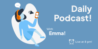 Live Daily Podcast Twitter post Image Preview