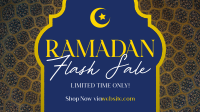 Ramadan Flash Sale Facebook Event Cover Design