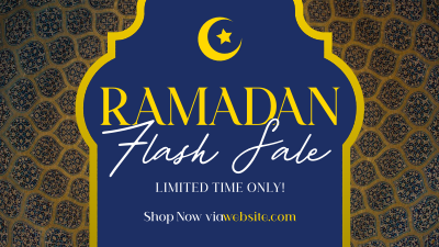 Ramadan Flash Sale Facebook event cover Image Preview
