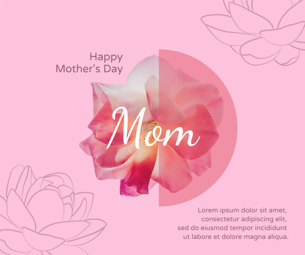 Mothers Day Flower Facebook Post Design Image Preview