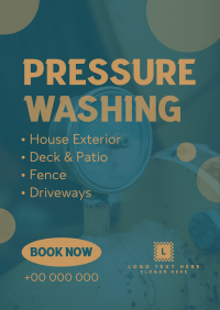 Pressure Wash Service Poster Design