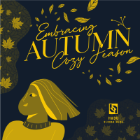 Cozy Autumn Season Instagram Post Design