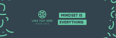 Mindset Doodle Lines Twitter header (cover) Image Preview