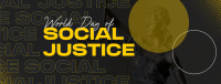 Straight Forward Social Justice Facebook Cover Design