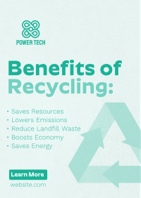 Recycling Benefits Flyer Design