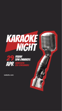 Friday Karaoke Night TikTok Video Preview