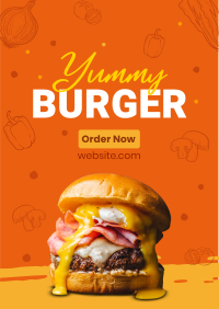 The Burger-Taker Flyer Design