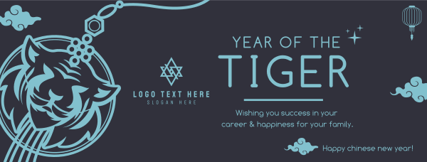 Tiger Lantern Facebook Cover Design Image Preview