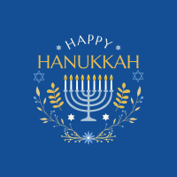 Happy Hanukkah Instagram Post Design