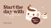 Coffee Promo Facebook Event Cover Design
