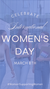 Celebrate Women's Day YouTube Short Design