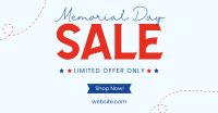 Stars, Stripes and Sale Facebook ad Image Preview