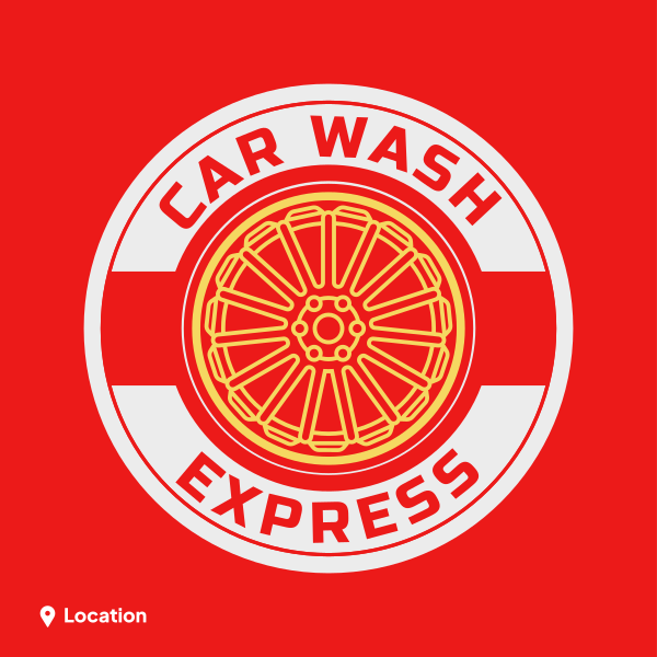Express Carwash Instagram Post Design Image Preview