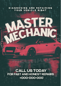 Nostalgia Car Mechanic Flyer Preview