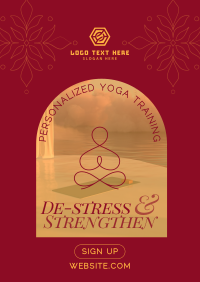 Luxurious Yoga Training Flyer Image Preview