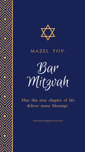 Bar Mitzvah Instagram story Image Preview