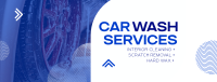 Minimal Car Wash Service Facebook cover Image Preview