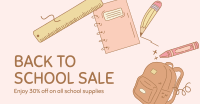 Back to School Sale Facebook ad Image Preview