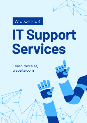 IT Support Flyer Image Preview