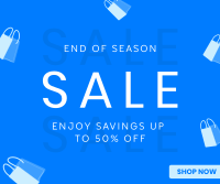 Minimalist End of Season Sale Facebook post Image Preview