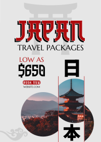 Japan Getaway Flyer Design