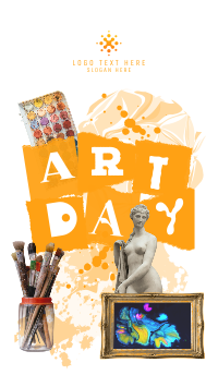 Art Day Collage Instagram reel Image Preview