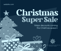 Christmas Mega Sale Facebook Post Image Preview