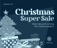 Christmas Mega Sale Facebook post Image Preview
