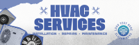 Retro HVAC Service Twitter Header Design