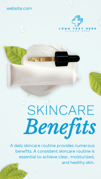 Skincare Benefits Organic Instagram story Image Preview
