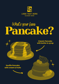 Classic and Souffle Pancakes Poster Design