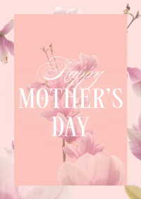 Mother's Day Pink Flowers Poster Image Preview