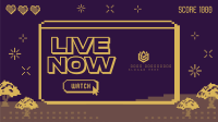 Pixel Livestreamer Facebook Event Cover Design