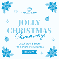 Jolly Christmas Giveaway Linkedin Post Preview