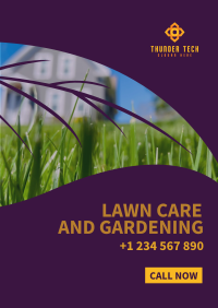 Lawn and Gardening Service Poster Image Preview