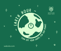 Earth Hour Switch Facebook post Image Preview