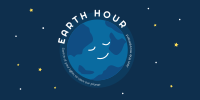 Sleeping Earth Twitter Post Design