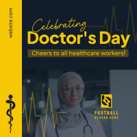 Celebrating Doctor's Day Instagram Post Design