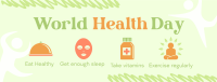 Health Day Tips Facebook cover Image Preview